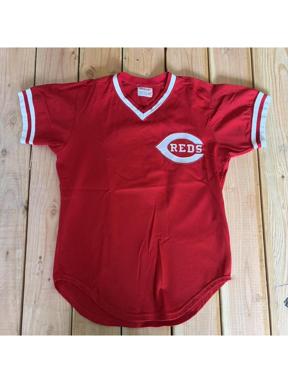 Vintage Cincinnati Reds mesh baseball jersey